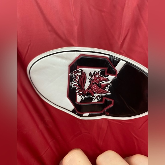 South Carolina Gamecocks Raincoat Mens Size Medium Fleeced Lined Jacket (READ) - Picture 11 of 13